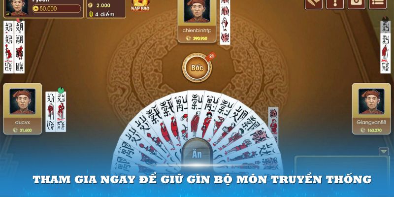 Tham gia ngay để giữ gìn bộ môn truyền thống